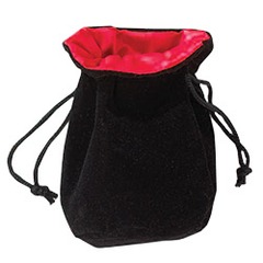 Dice Bag - Velvet 3x4.5 Black